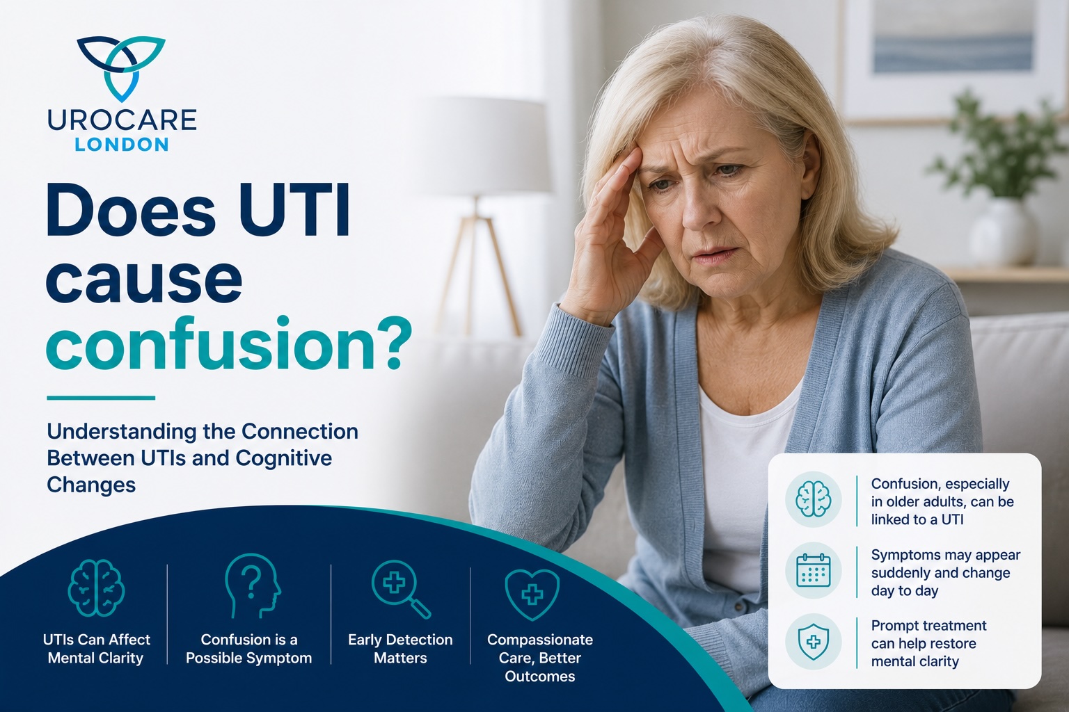 does a UTI cause confusion -- Mr Maneesh Ghei consultant urologist London
